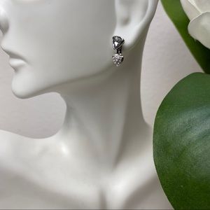 Vera Bradley Pastel Aura Silver Tone Earrings